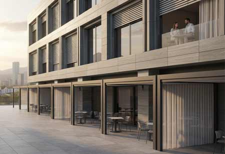 Smart Shades and Ceramic Surfaces: The Future of Responsive Architecture